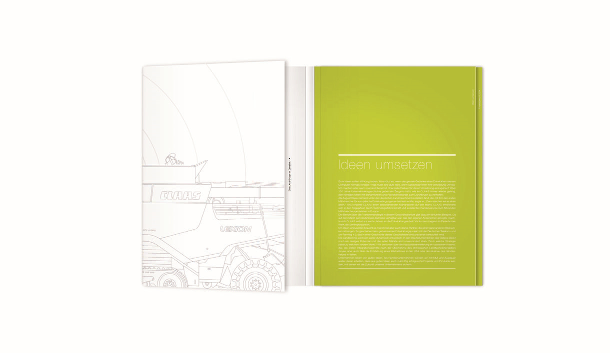 2014年CLAAS實施理念年度報告畫冊設計-上海畫冊設計公司分享