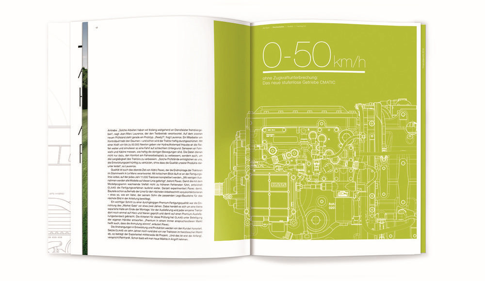 2014年CLAAS實施理念年度報告畫冊設計-上海畫冊設計公司分享