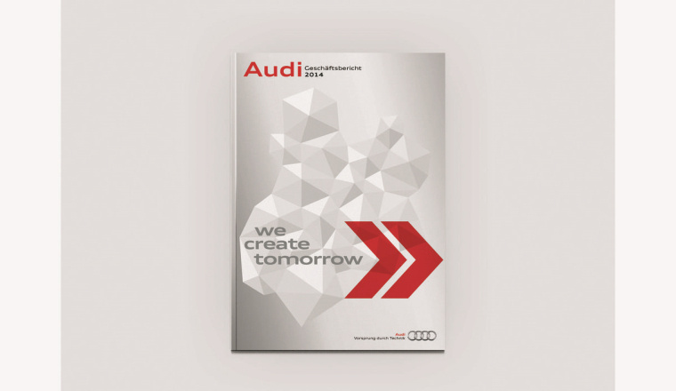 奧迪2014年度報告畫冊設計-上海宣傳冊設計公司分享