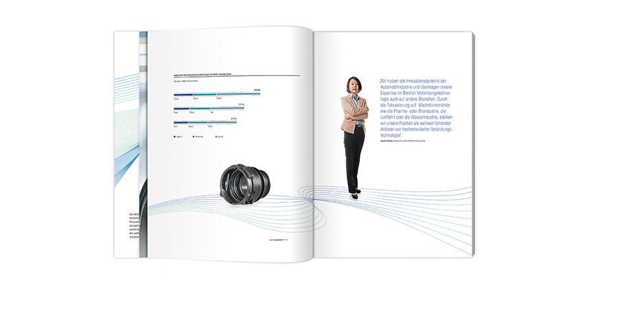 NORMA集團2013年度“增長連接”主題報告畫冊設計-上海畫冊設計公司分享