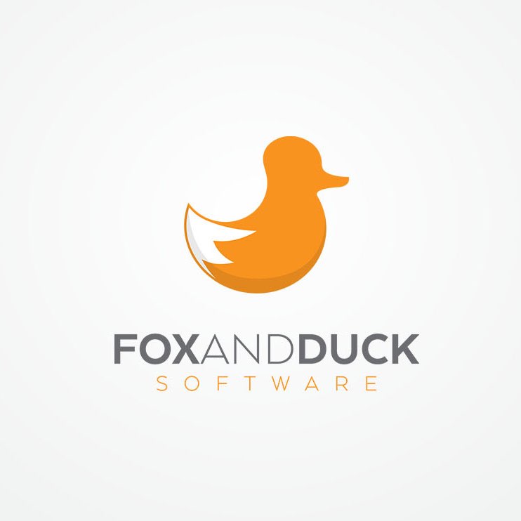 Fox and Duck標(biāo)志-科技企業(yè)logo設(shè)計(jì)-上海Logo設(shè)計(jì)公司-上海品牌設(shè)計(jì)公司