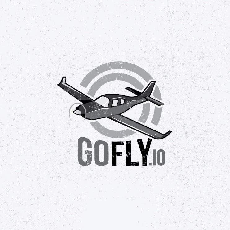 航空應(yīng)用GoFly.io標(biāo)志-科技企業(yè)logo設(shè)計(jì)-上海Logo設(shè)計(jì)公司-上海品牌設(shè)計(jì)公司
