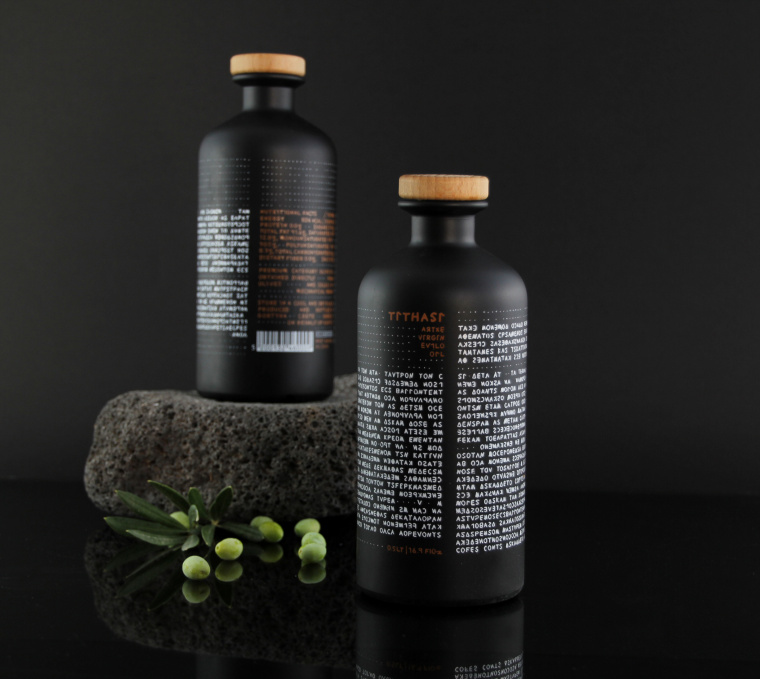 TITHASI特級(jí)初榨橄欖油經(jīng)文版包裝設(shè)計(jì)-上海包裝設(shè)計(jì)公司
