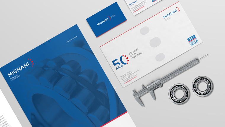 MIGNAN軸承品牌VI設計-上海工業品品牌形象設計logo設計VI設計公司