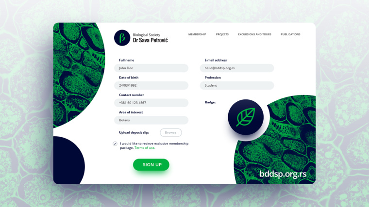 生物學社會組織“Dr. Sava Petrovic博士”品牌視覺識別VI設計-上海VI設計公司