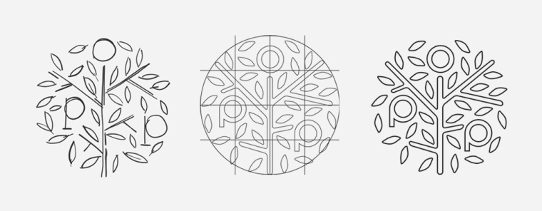 植物的力量品牌麻油食用油logo設計-上海品牌設計公司