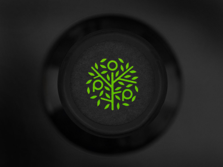 植物的力量品牌麻油食用油logo設計-上海品牌設計公司