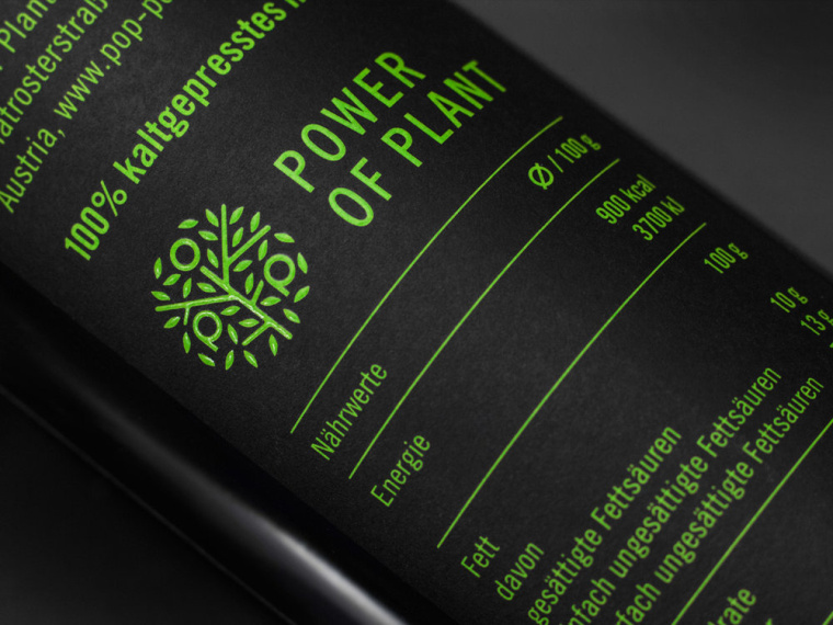 植物的力量品牌麻油食用油logo設計包裝設計-上海品牌設計公司