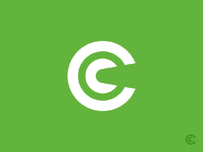 上海logo設計公司分享：2017年40個令人驚奇的Logo設計圖片欣賞-C字母組合設計logo