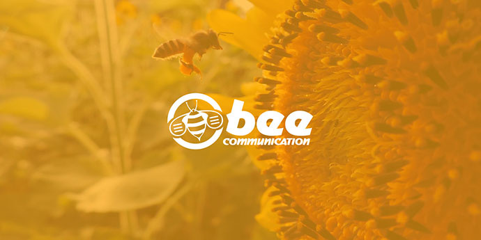 上海logo設計公司2016-2017年50個絕佳創意logo設計案例欣賞-蜜蜂通信logo