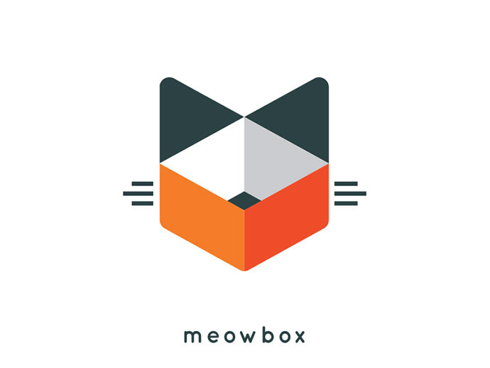 上海logo設計公司2016-2017年50個絕佳創意logo設計案例欣賞-幾何狐貍logo