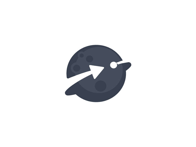 上海logo設計公司2016-2017年50個絕佳創意logo設計案例欣賞-地球衛星logo