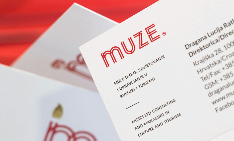 Muze 文化旅游咨詢管理公司品牌視覺識別設計LOGO設計