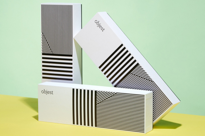 Objest手表盒包裝設(shè)計”黑色條紋系列“-上海包裝設(shè)計公司分享