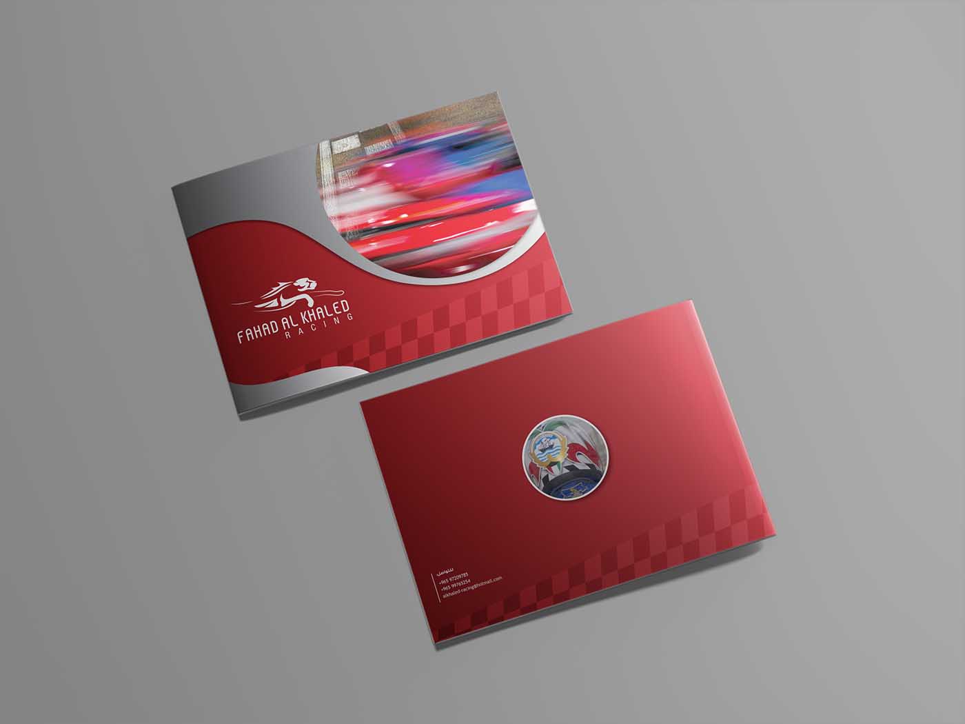 科威特法赫德哈立德卡丁車賽車宣傳冊-上海宣傳冊設計公司