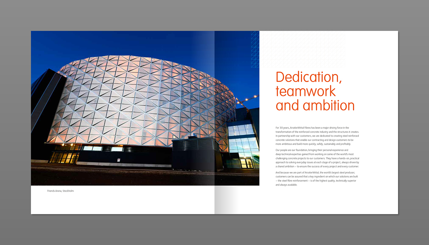 英國阿塞洛-米塔爾鋼鐵采礦公司宣傳畫冊設計-上海畫冊設計公司