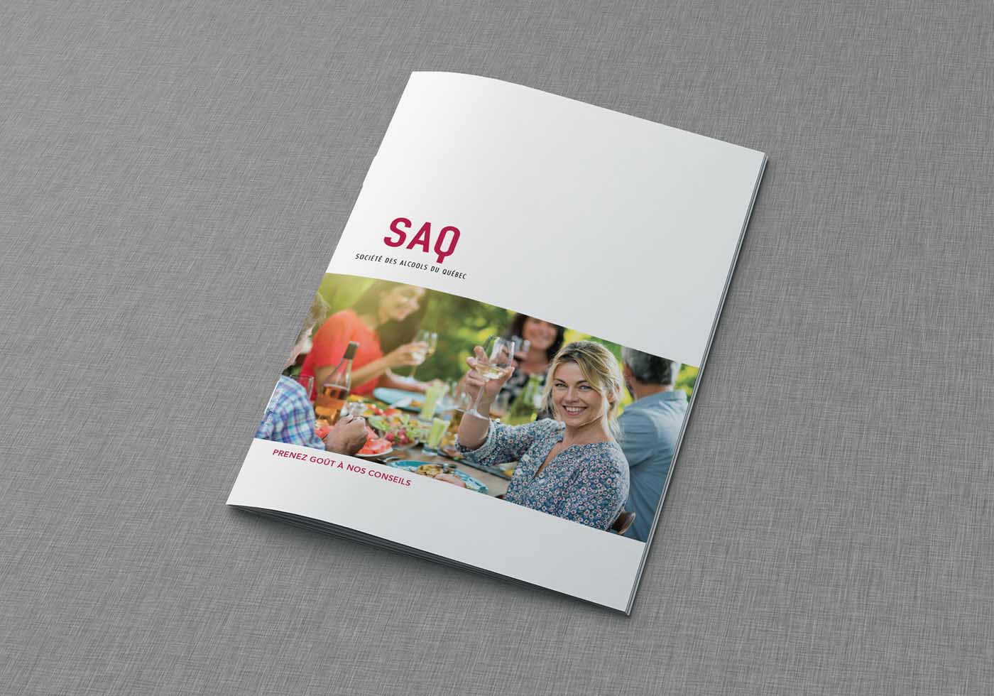 法國經(jīng)典暖色撞色美食SAQ宣傳冊設(shè)計-上海餐飲宣傳畫冊設(shè)計公司