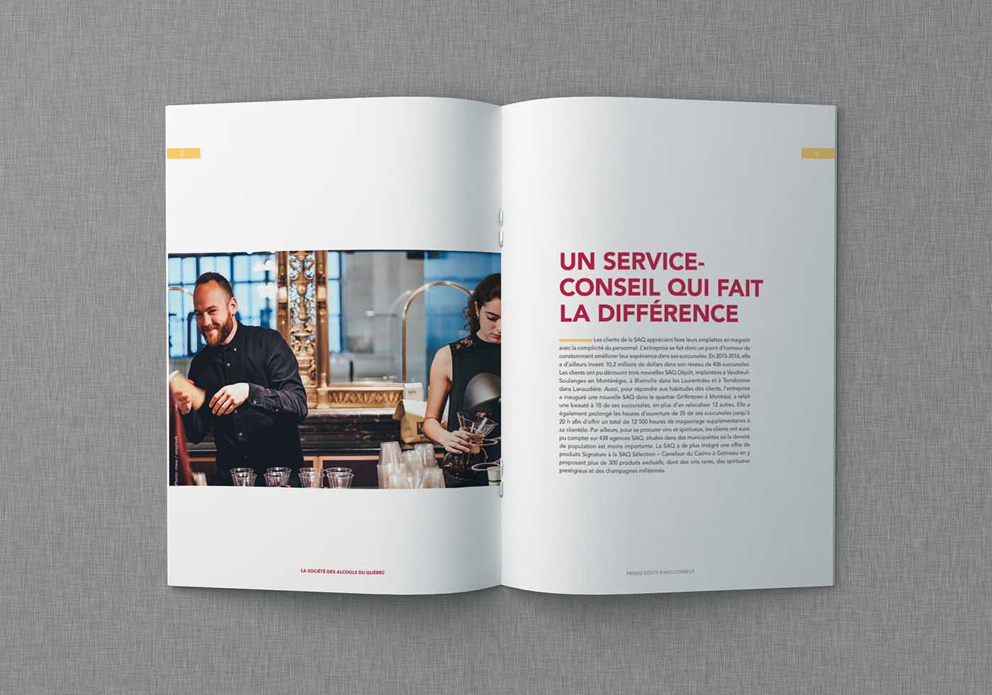  法國經(jīng)典暖色撞色美食SAQ宣傳冊設(shè)計-上海餐飲宣傳畫冊設(shè)計公司