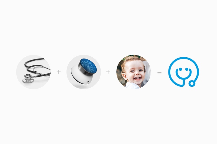 StethoMe兒童日常健康監測精密醫療設備品牌形象策劃設計-logo設計