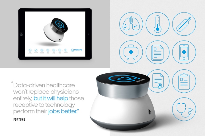 StethoMe兒童日常健康監測精密醫療設備品牌形象策劃設計-產品ui設計