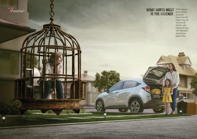 治療尿頻尿急尿失禁平面創(chuàng)意廣告設(shè)計旅游篇-上海醫(yī)療廣告策劃設(shè)計公司