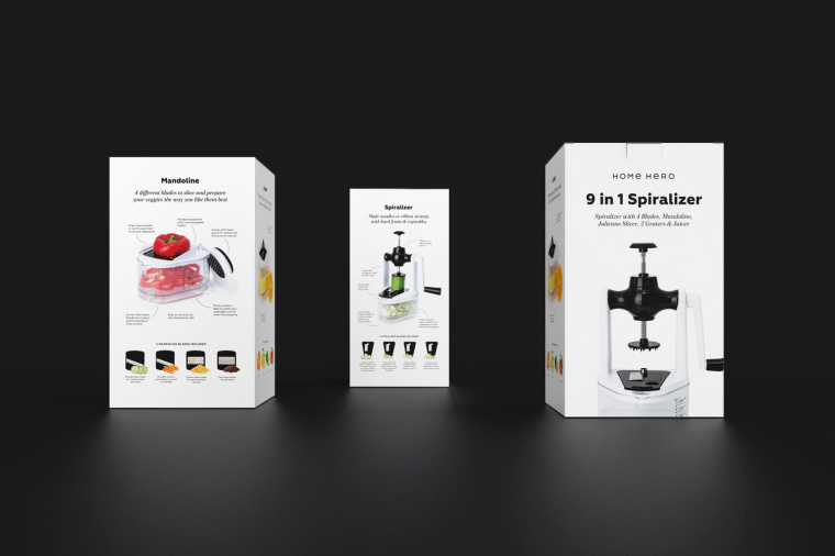 Home Hero 廚房用品刀具鍋具廚具品牌設計包裝設計