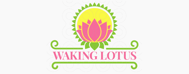上海logo設(shè)計公司分享：40+創(chuàng)意蓮花Logo設(shè)計實例 Lotus Logo design