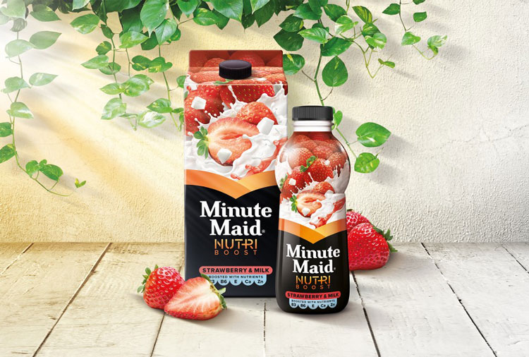 美汁源果汁品牌新包裝規范視覺識別設計-黑色差異化視覺戰略和超真實圖像的視覺沖擊