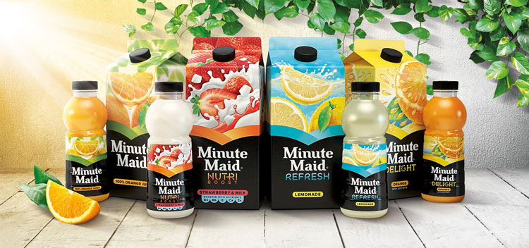 美汁源果汁品牌新包裝規范視覺識別設計-上海包裝設計公司