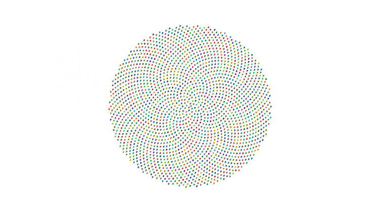 上海品牌VI設計公司分享：PayPal全球品牌推廣視覺識別設計指南-炫彩logo變體組合強烈視覺效果