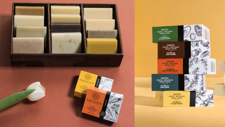 Ecrin De Fleur 精油皂天然肥皂包裝設計-上海包裝設計公司