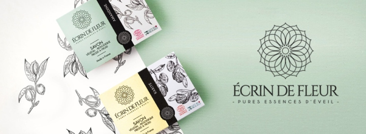 Ecrin De Fleur 精油皂天然肥皂包裝設計-上海包裝設計公司