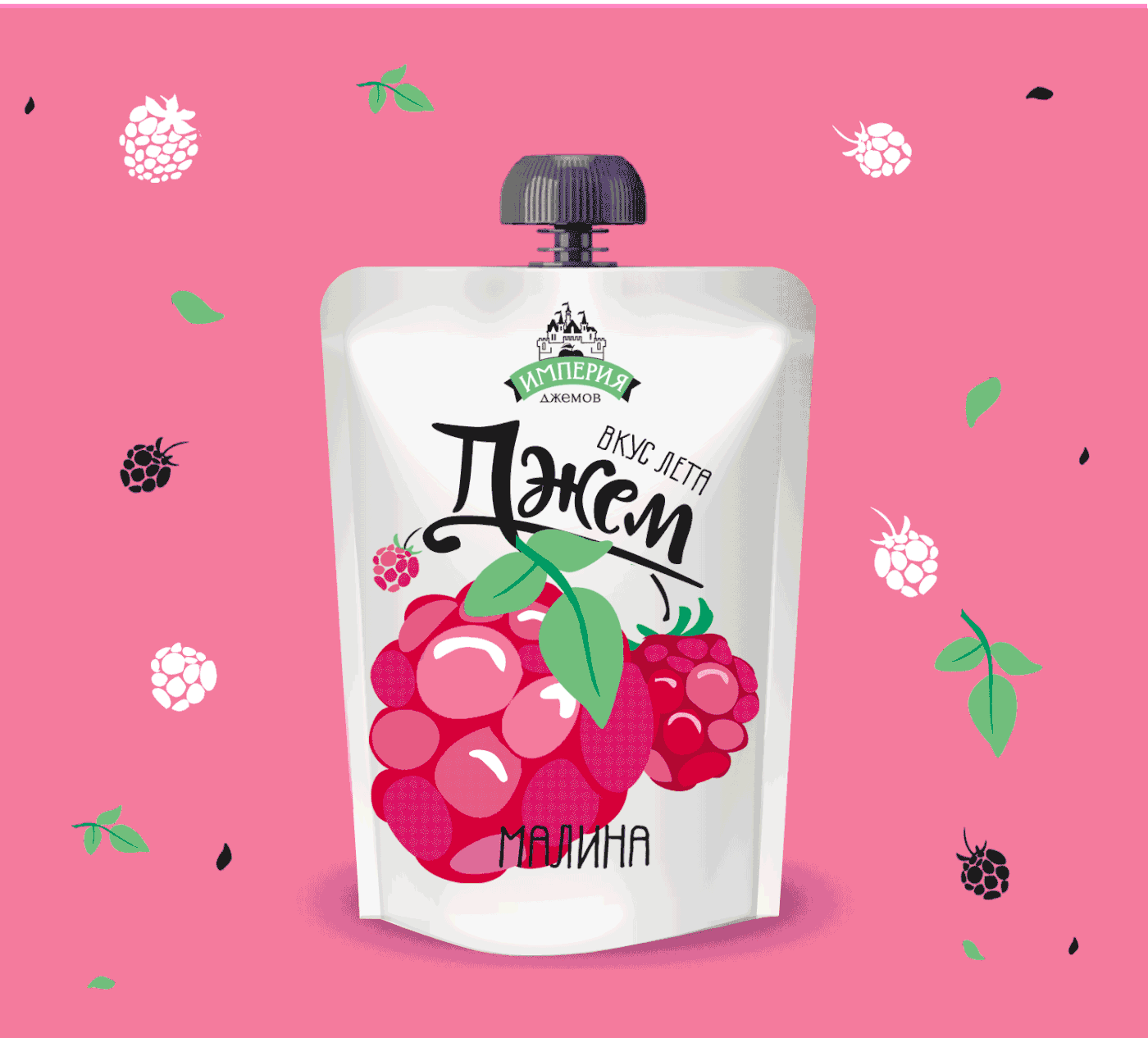 上包裝設計公司分享：果醬和花蜜飲料吸嘴袋包裝設計