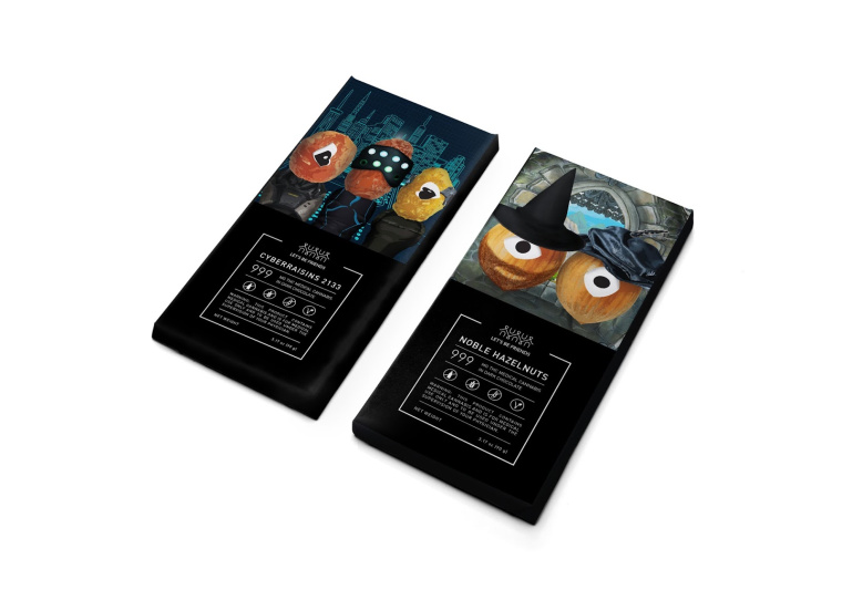 素食大麻巧克力另類卡通玩偶風格包裝設計公司-上海包裝設計公司欣賞