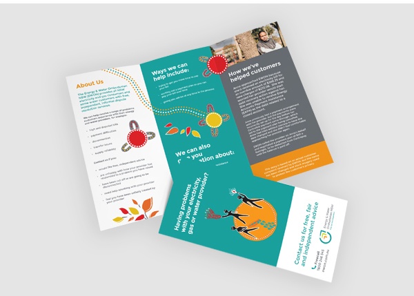 上海品牌VI設計公司:澳大利亞能源與水利監察機構VI設計-宣傳單頁設計