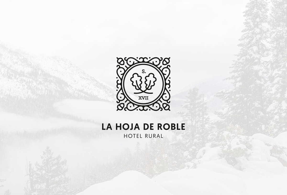 上海品牌VI設(shè)計公司分享一個簡約樸素風(fēng)格像樹葉鄉(xiāng)村酒店VI設(shè)計logo設(shè)計