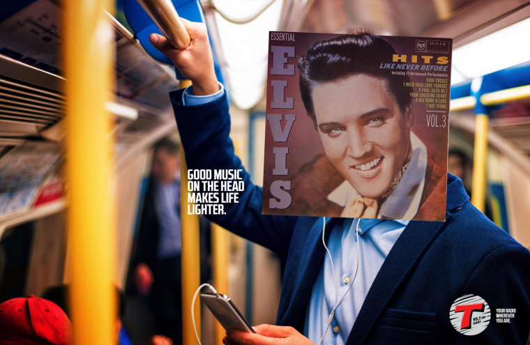 Transamerica 廣播電臺媒體平面廣告創意設計-上海廣告策劃設計公司