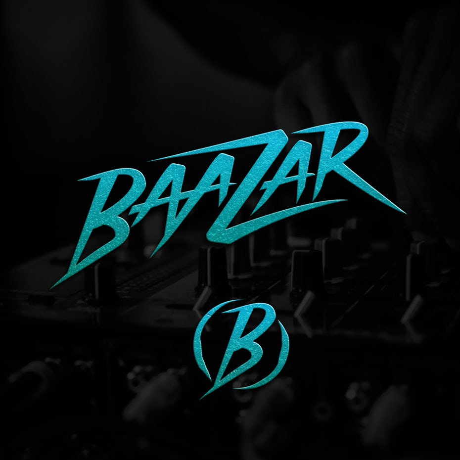 具有高度時尚感的草書書法風格的DJ LOGO設計-上海LOGO設計公司欣賞