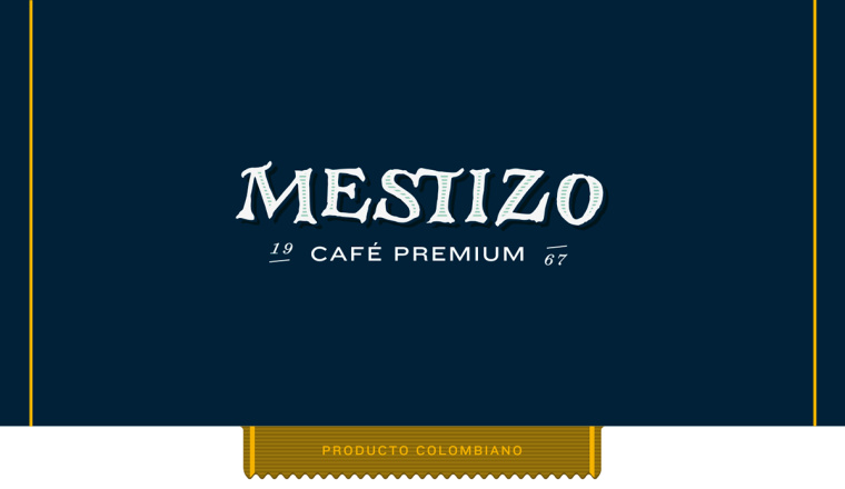 Mestizo 金屬罐裝咖啡概念包裝logo設計欣賞-上海包裝設計公司