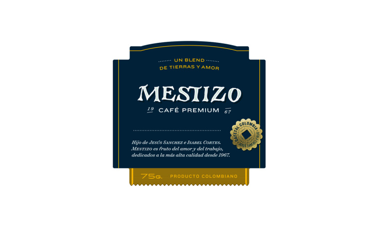 Mestizo 金屬罐裝咖啡概念包裝logo設計欣賞-上海包裝設計公司