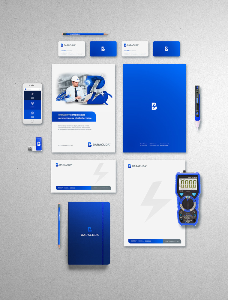 Baracuda Sp工業服務品牌形象設計-VI設計