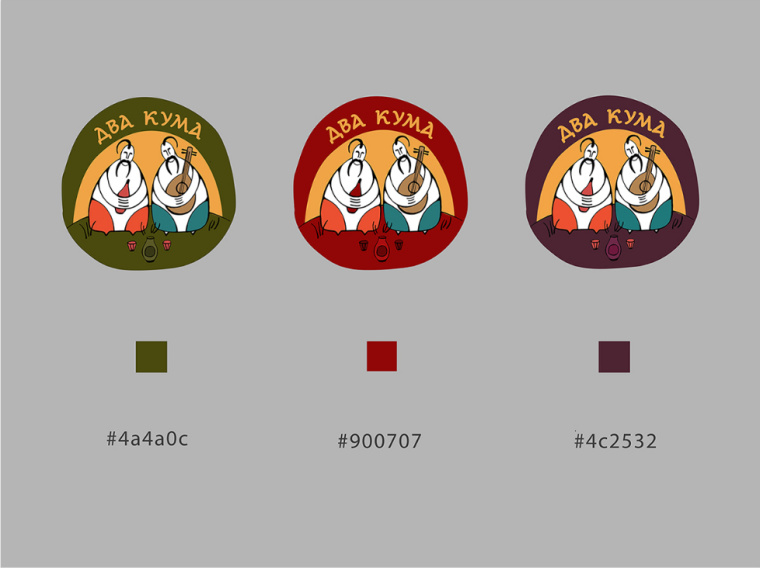 插畫人物夸張的ДВА 蔬菜腌制品罐頭包裝設計-上海包裝設計公司欣賞