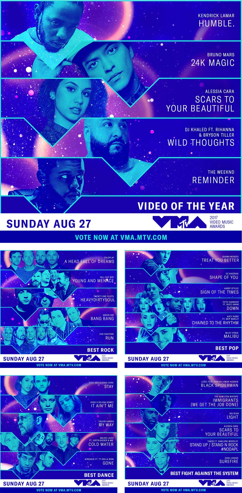 MTV亞洲大獎MTV視頻音樂獎VMA新標志設計-上海品牌標志設計公司