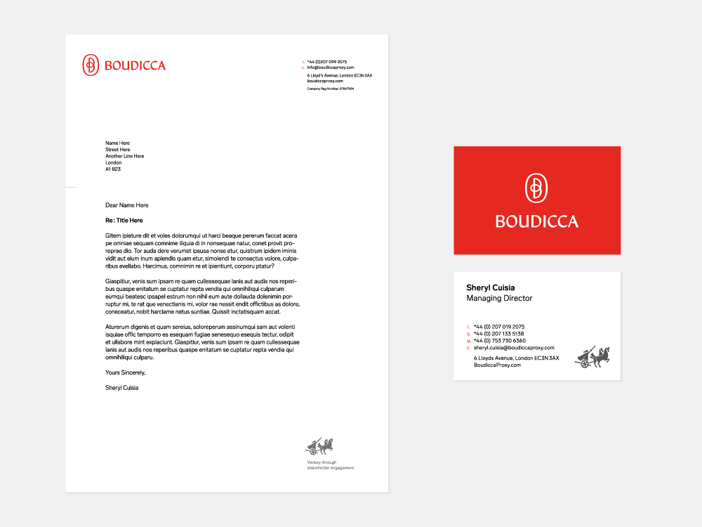 Boudicca 公司股權(quán)投資治理顧問公司企業(yè)品牌形象設(shè)計-VI設(shè)計-上海品牌設(shè)計公司