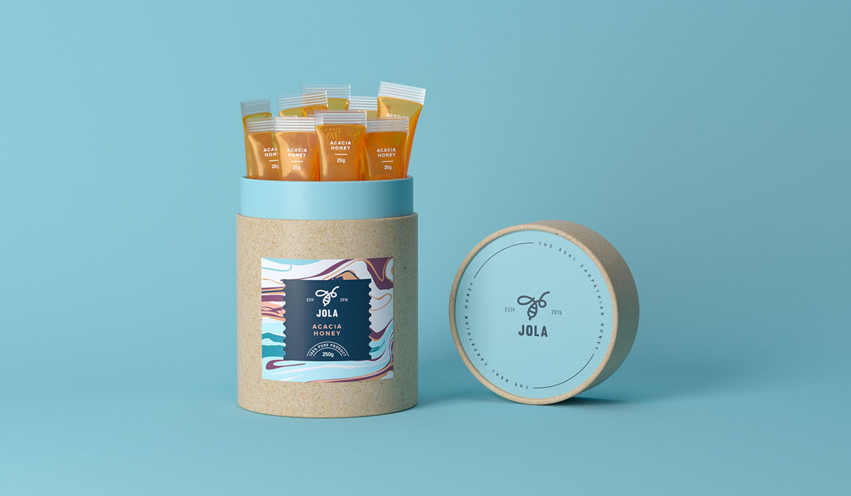 年輕蜂蜜品牌“JOLA”品牌形象設計--產品包裝設計