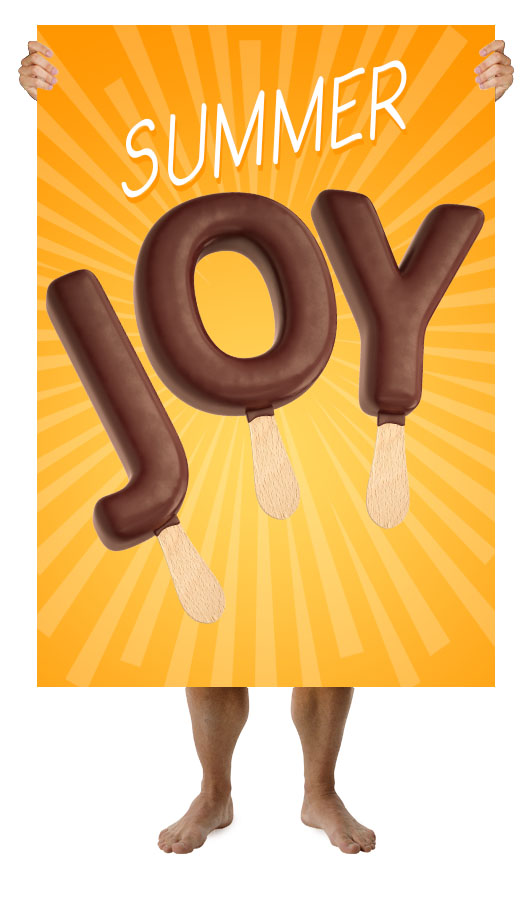 巧克力牛奶創意英文字體設計-上海品牌設計公司