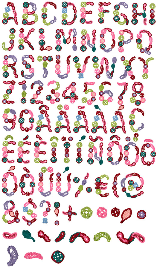 絨線創意英文字體設計-上海品牌設計公司