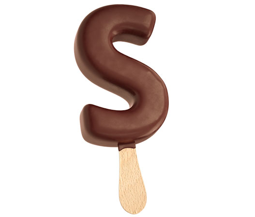 巧克力牛奶創意英文字體設計-上海品牌設計公司