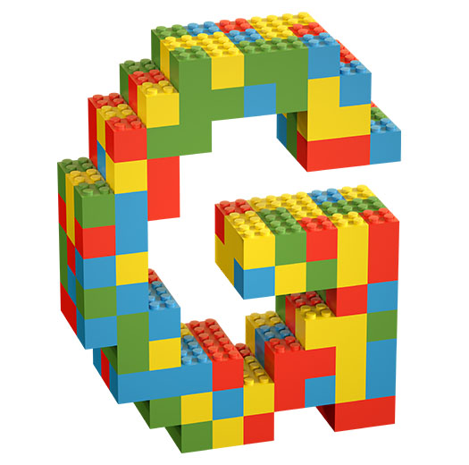 積木風格創意英文字體設計-上海品牌設計公司