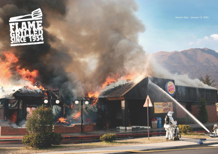 漢堡王品牌平面廣告創意設計賞析之“意大利”篇——上海廣告策劃設計公司